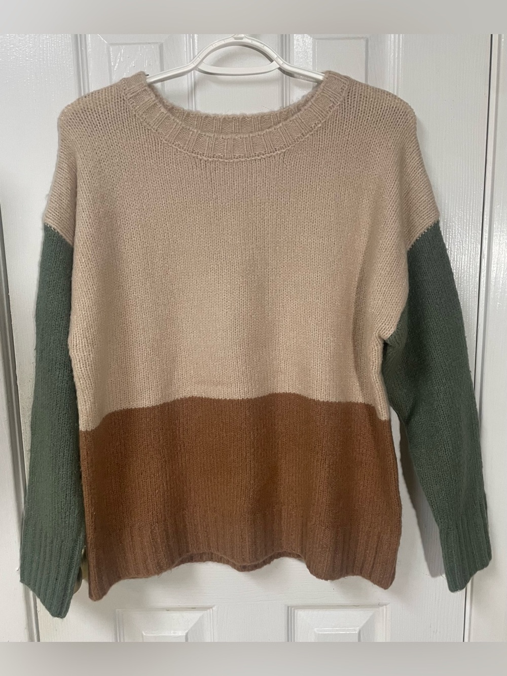 Baltic Born Sweater Pullover Women's Small Colorblock Knit Cabincore New NWT - Picture 2 of 9